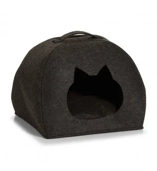 WYPRZEDAŻ! ZELLER Koszyk filcowy / legowisko dla zwierząt 45 x 38 x 34,5 cm / antracytowy / filc