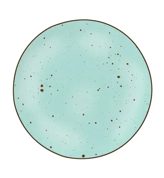 MG HOME | ZESTAW OBIADOWY Z PORCELANY GEMMA GREEN 18 EL / 6 OS