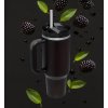 IMCHEX | BLACK | Kubek termiczny 1200 ml ze słomką