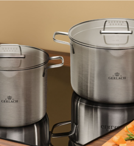 GERLACH AMBIENTE Garnek 10 l z pokrywką 28 cm / stal nierdzewna