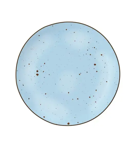 MG HOME | ZESTAW OBIADOWY Z PORCELANY GEMMA BLUE 36 EL / 12 OS