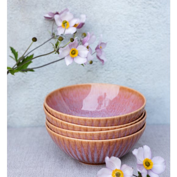 LUBIANA STONEWARE BLUSH | Salaterka 17 cm luz | kolor łososiowy