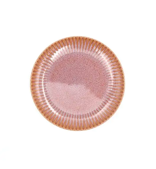 LUBIANA STONEWARE BLUSH | Talerz deserowy 21 cm | luz | kolor łososiowy