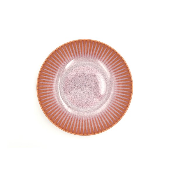 LUBIANA STONEWARE BLUSH | Talerz głęboki 22 cm | luz | kolor łososiowy