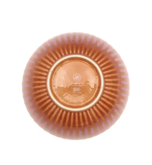 LUBIANA STONEWARE BLUSH | Salaterka 17 cm luz x 12 szt. | kolor łososiowy