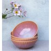 LUBIANA STONEWARE BLUSH | Salaterka 17 cm luz x 12 szt. | kolor łososiowy