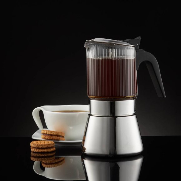 AMBITION | CURLY KAFETIERA STAL-SZKLANA 240ML IND