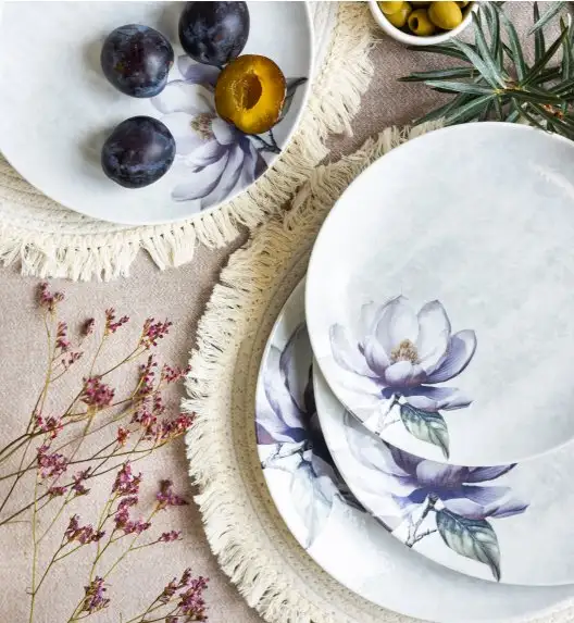 LUBIANA BOSS KERAJET MAGNOLIA 9218 Serwis obiadowy 72 el / 24 os | 775KJ