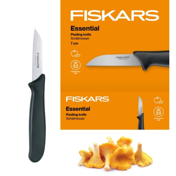 FISKARS ESSENTIAL 1023812 Nóż do skrobania 7 cm / stal nierdzewna 