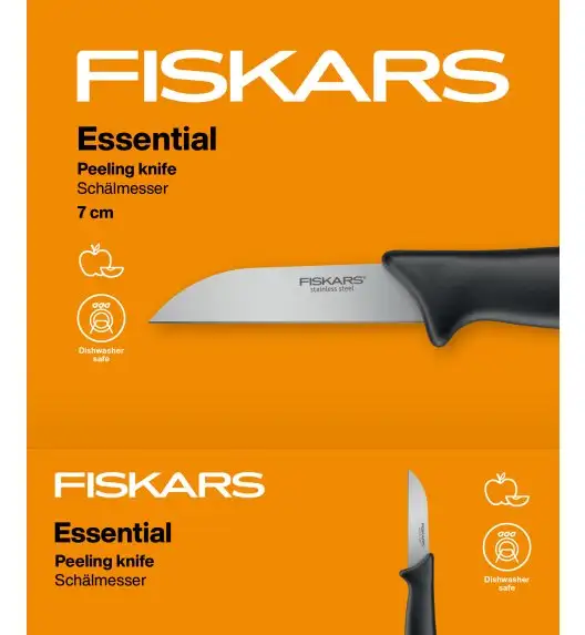 FISKARS ESSENTIAL 1023812 Nóż do skrobania 7 cm / stal nierdzewna 