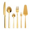 AMBITION PRATO Sztućce Komplet 24+7 el dla 6 osób / pudełko / złote