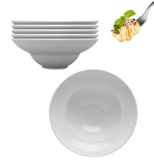 LUBIANA KASZUB | 6 SZT. - Talerz głęboki do pasty / makaronu 26 cm