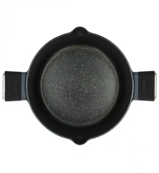 ZWIEGER VESNA Komplet 3 garnków z pokrywkami 20, 24, 28 cm / GREBLON C3 non-stick + Brytfanna Practi Plus