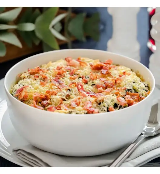 LUMINARC DIWALI WHITE Salaterka 18 cm | szkło hartowane | L4604