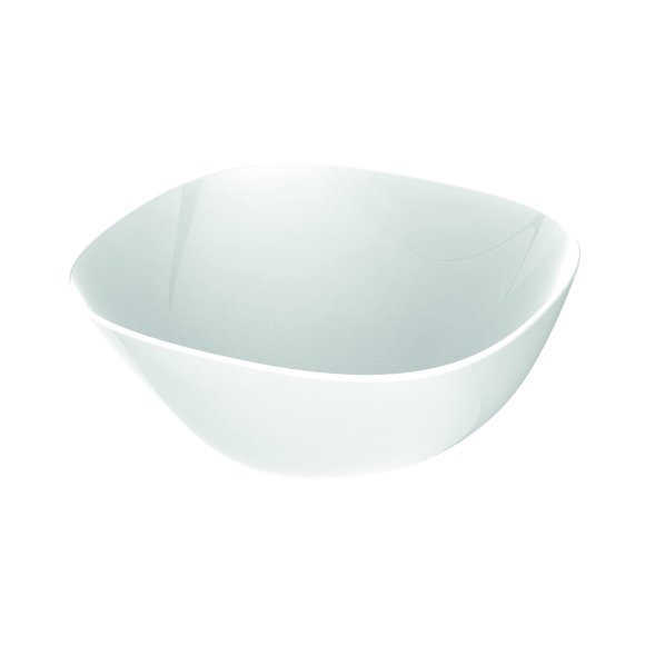 LUMINARC CARINE WHITE Salaterka kwadratowa 27 cm | szkło hartowane | V6132
