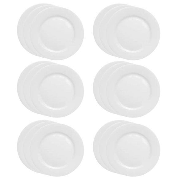 LUBIANA KASZUB/HEL 0234 - 18 SZT. - Talerz płytki 24 cm | porcelana