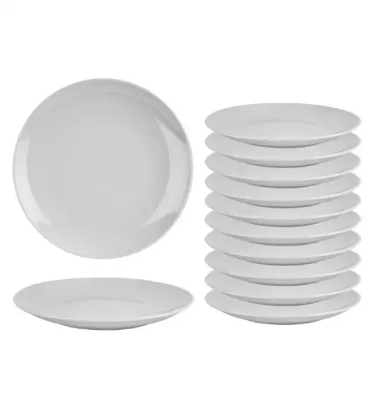 LUBIANA HOTEL BOSS 60x Talerz płytki 25 cm | biały | porcelana