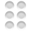 LUBIANA HOTEL BOSS 6x Talerz płytki 17 cm | biały | porcelana