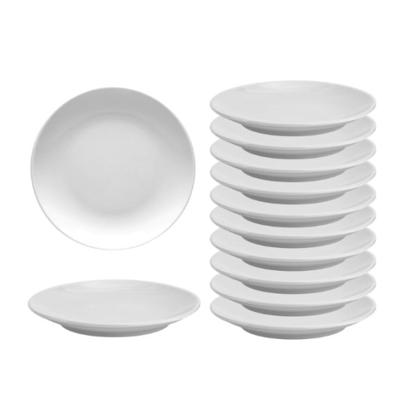 LUBIANA HOTEL BOSS 60x Talerz płytki 17 cm | biały | porcelana