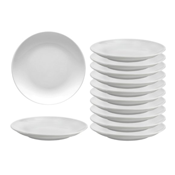 LUBIANA HOTEL BOSS 60x Talerz płytki 19 cm | biały | porcelana