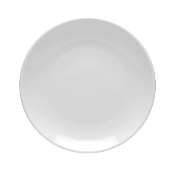 LUBIANA HOTEL BOSS Talerz płytki 23 cm | biały | porcelana