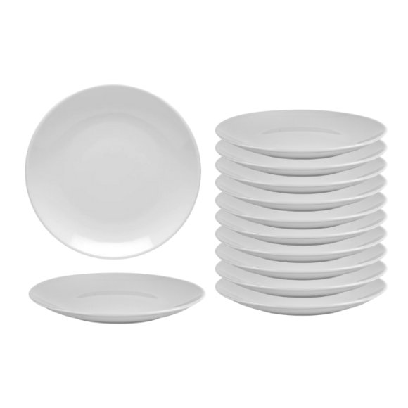 LUBIANA HOTEL BOSS 60x Talerz płytki 23 cm | biały | porcelana