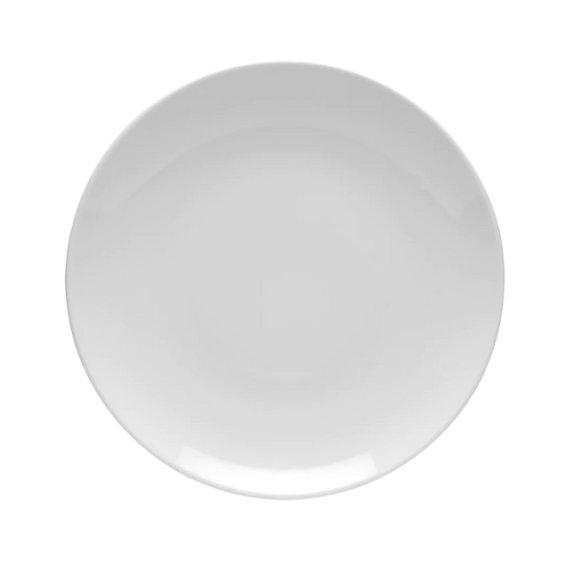 LUBIANA HOTEL BOSS Talerz płytki 28 cm | biały | porcelana