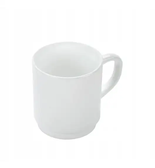 LUMINARC ZELIE Kubek 290 ml sztaplowany biały / szkło hartowane