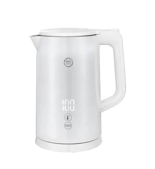 MG HOME Czajnik elektryczny 1,7 l z regulacją temperatury / stylowy / inteligentny / biały
