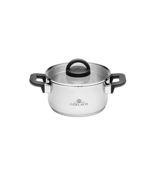 GERLACH AMBIENTE PLUS Komplet Garnki z pokrywkami 10 el + Garnek 7 l Gerlach Ambiente / stal nierdzewna 18/10