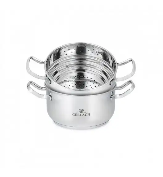 GERLACH SIMPLE Komplet Garnki z pokrywkami 9 el + Garnki Ambiente 7 l i 10 l