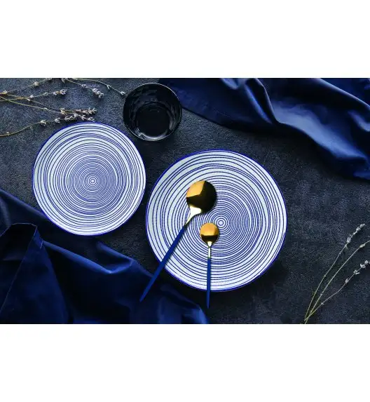 MG HOME | ZESTAW SERWIS OBIADOWY PORCELANOWY MAREA 18 EL 6 OS