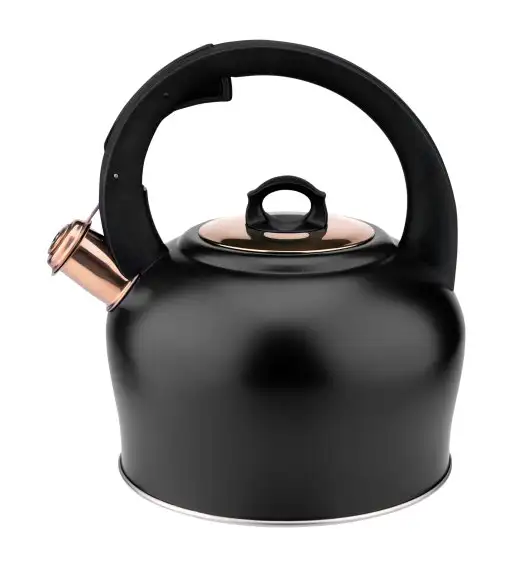 MG HOME | ROSE GOLD Czajnik tradycyjny z gwizdkiem 3 l / stal nierdzewna