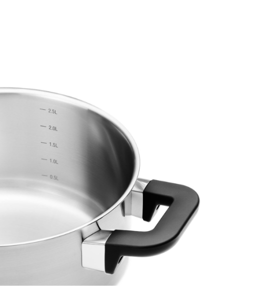 GERLACH PURE Komplet Garnki z pokrywkami 10 el / indukcja + Garnek Ambiente 7 L