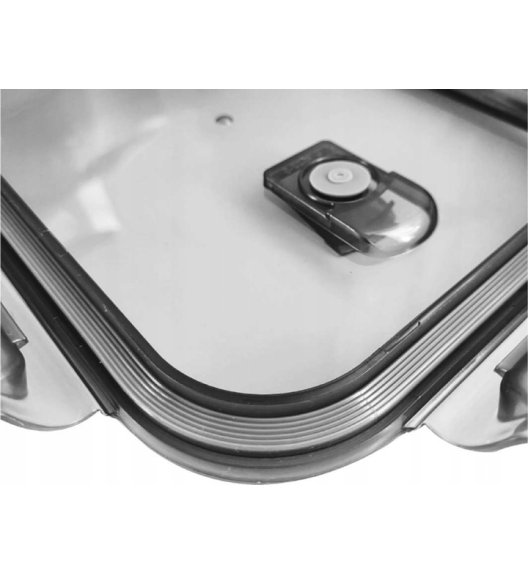 MG HOME | CUCINA Komplet 3 pojemników na żywność z pokrywkami / szkło borokrzemowe