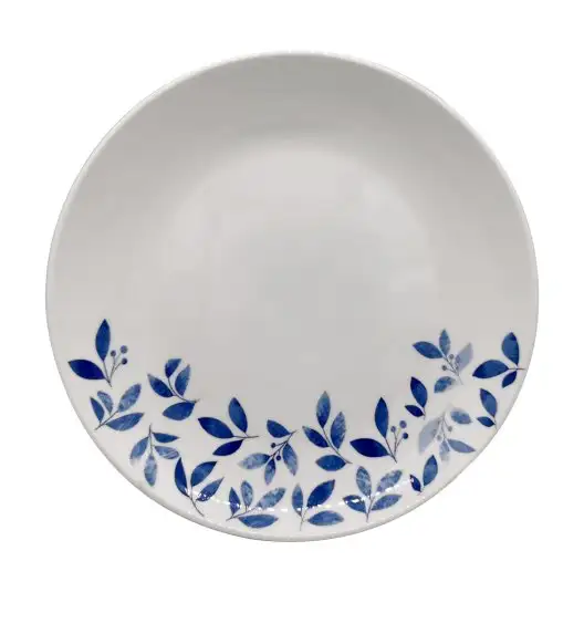 MG HOME | LIŚCIE ZESTAW SERWIS OBIADOWO KAWOWY Z PORCELANY 30 EL  MIX