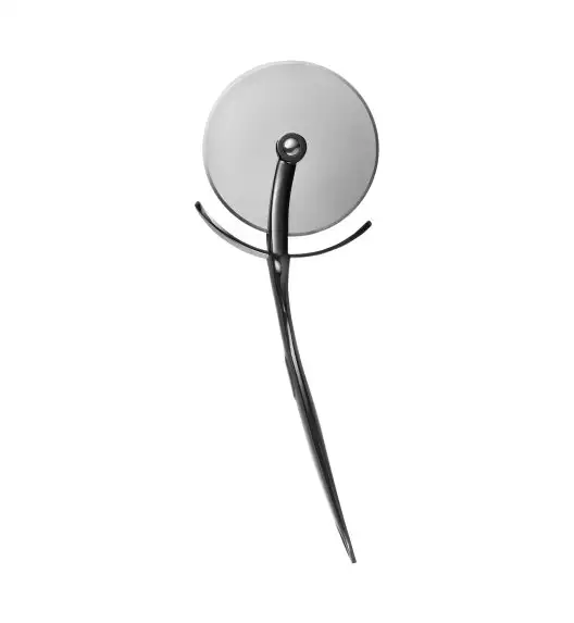 AMBITION VELMA Nóż do pizzy 19,5 cm / czarny chrom