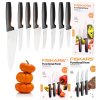 FISKARS FUNCTIONAL FORM 1057556+1057557+1057564 Komplet 8 noży kuchennych (3+2+3) FAVOURITE SET w pudełku / stal nierdzewna