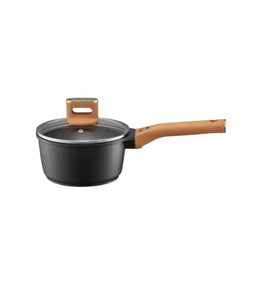 AMBITION | CAMEL RONDEL 1,4 L Pokrywka 16 CM Indukcja powłoka Qualum Basic Stone non-stick