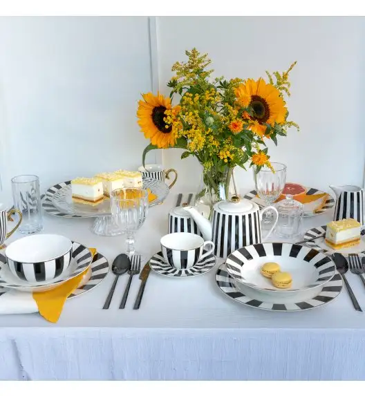 AMBITION | RIBS TALERZ DO ZUPY 23 CM / porcelana