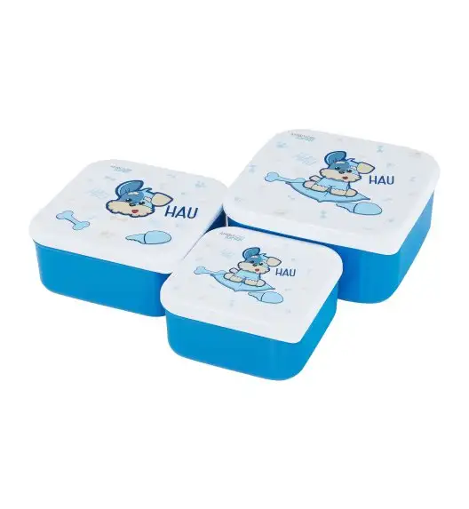 AMBITION JUNIOR | LUCKY POJEMNIKI 3W1 NIEBIESKIE