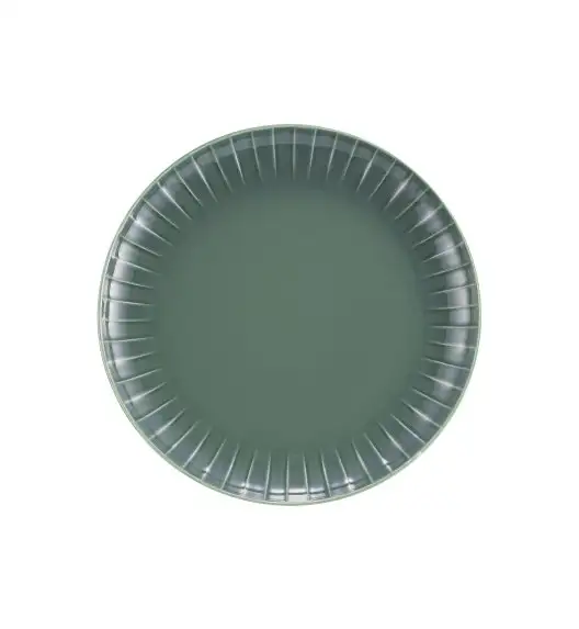 AMBITION | LIGNE TALERZ DESER 21 CM ZIELONY / porcelana