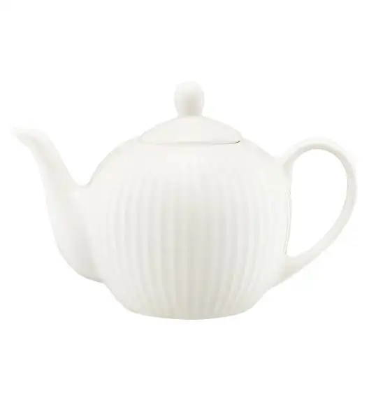 AMBITION | CURLY DZBANEK 1 L Z POKRYWKĄ BIAŁY