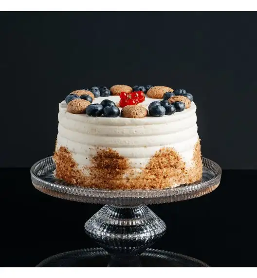 AMBITION | CURLY PATERA SZKLANA 24 CM NA STOPCE