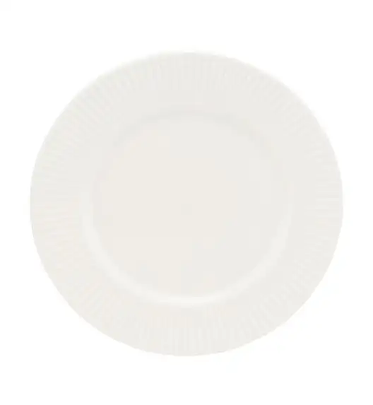 AMBITION | CURLY TALERZ DESER 20,5 CM BIAŁY