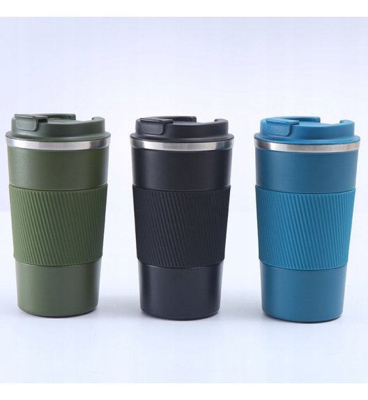 KAIA HOME | Komplet 2x Kubek termiczny 510 ml + 380 ml / czarne