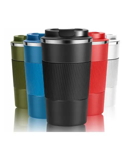 KAIA HOME | Komplet 2x Kubek termiczny 510 ml + 380 ml / czarne