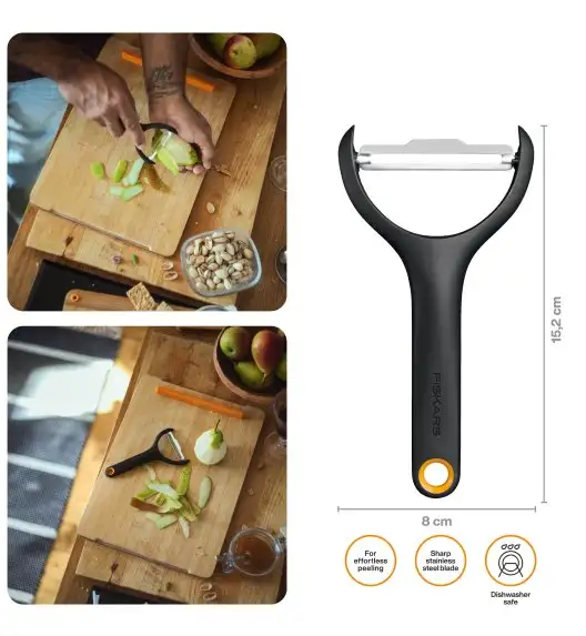 FISKARS FUNCTIONAL FORM 1079908 Obierak do warzyw / stal nierdzewna 