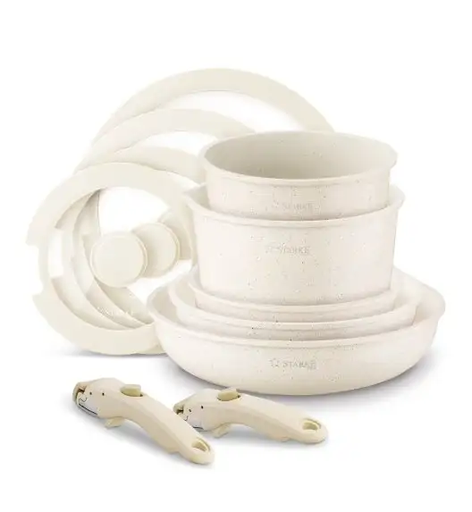 STARKE PRO COMPACTI CREAM KPL.GARNKÓW 9EL. (G.18/20 Z/P+ PAT20/24/28 B/P+ POK.24/28) + 2 ODPINANE UCHWYTY