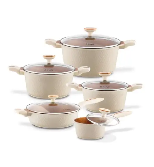 STARKE PRO TEXTURE CREAMY KPL.GARNKÓW 10EL. (R.Z/P 16+G.Z/P 20/24/28+ P.Z/P 28X8)